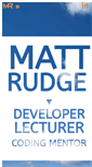 Mobile Screenshot of mattrudge.net